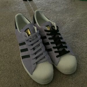 Adidas Superstars dust purple mens 13